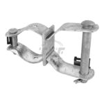 MT, Hot-dip Galvanized Steel, Service Wireholder Barcket Used for 2 in to 2-1/2 in Pipe Mast MAST-TYPE SERVICE WIREHOLDER BRACKET