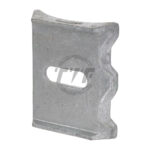 Gain for Crossarm, 4-1/4 in x 4-3/8 in,Galvanized, ASTM A-153 Gain for Crossarm_B