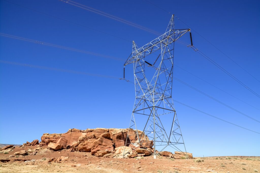 electrical transmission tower