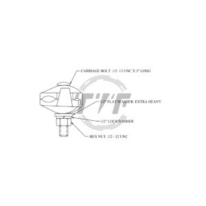 Clamp with 1/2 in Bolt Diameter - Image 2
