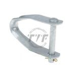 Gavanized Steel Spool Insulator, 5/8 in Diameter in clevis pin