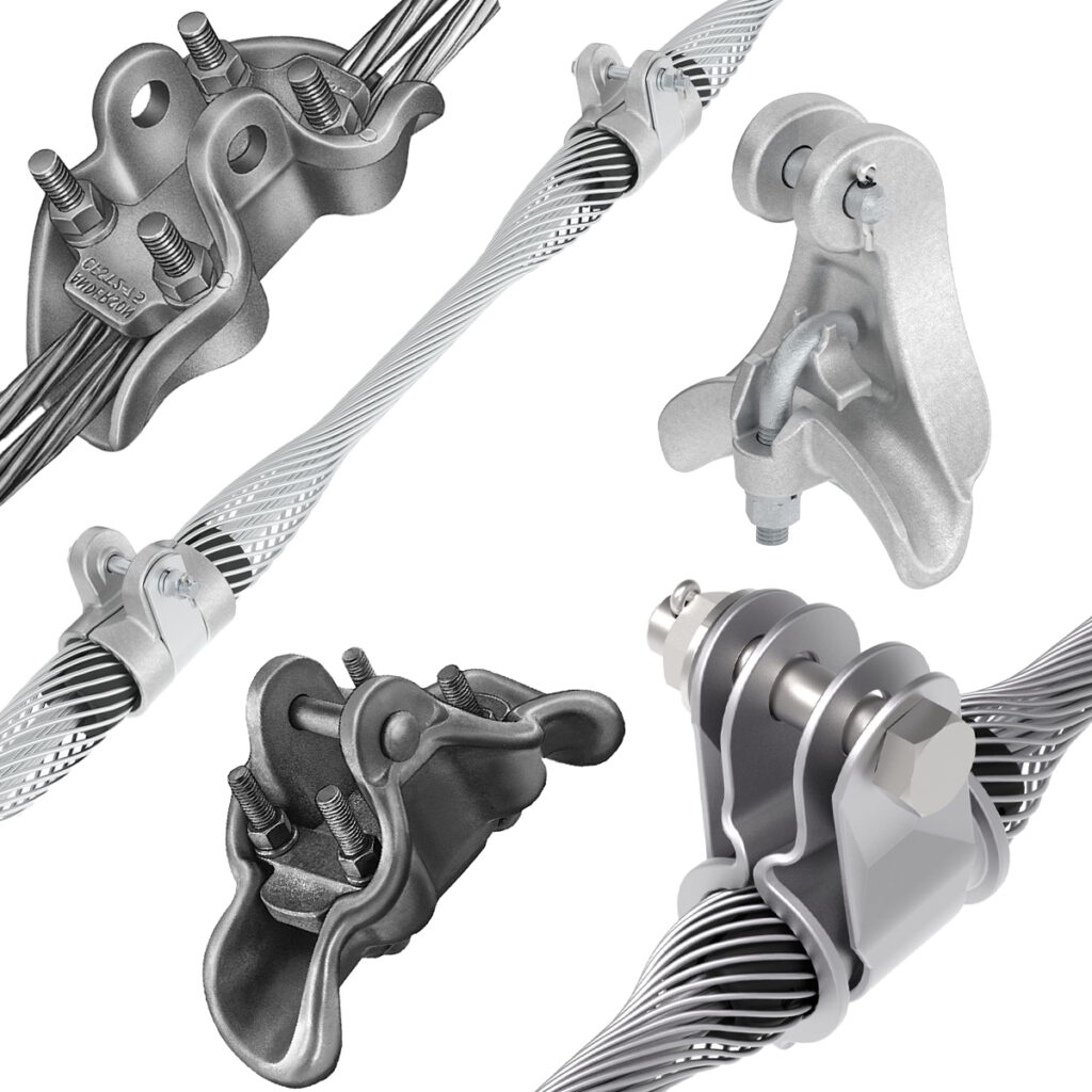 types of suspension clamp