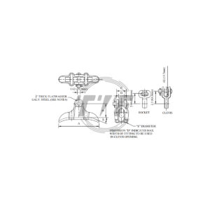 Ground Wire Suspension Clamp - Image 2