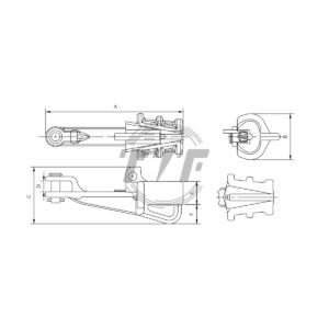 Automatic Side Opening Wedge Deadend - Image 2