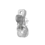 Double Eye Pole Eye Plate Guy Attachment