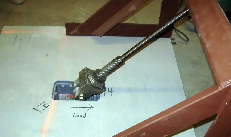 Ground anchor load testing