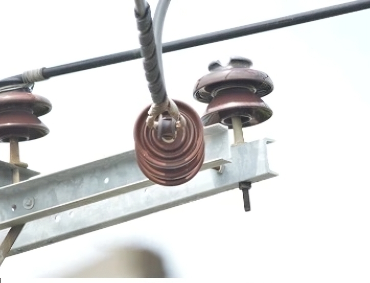 Consists of a porcelain or glass unit mounted on a metal pin, pin-type insulators support and insulate the electrical conductors from the supporting structures.