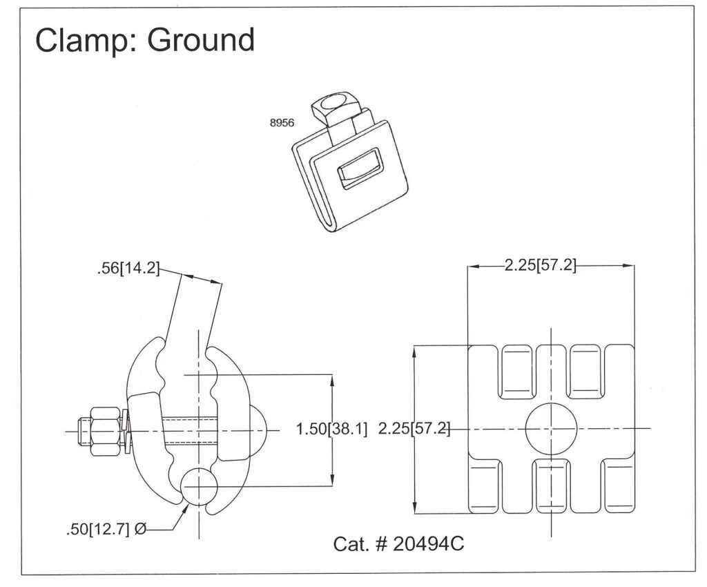 technical specifications for b strand ground clamps