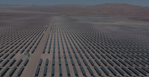 Large-scale solar PV installation in Chile