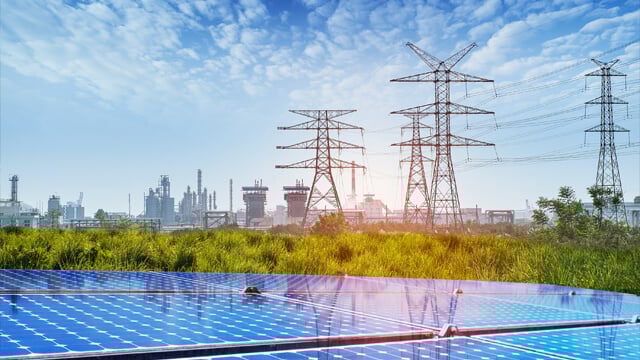 Renewable energy supporting the electrical grid