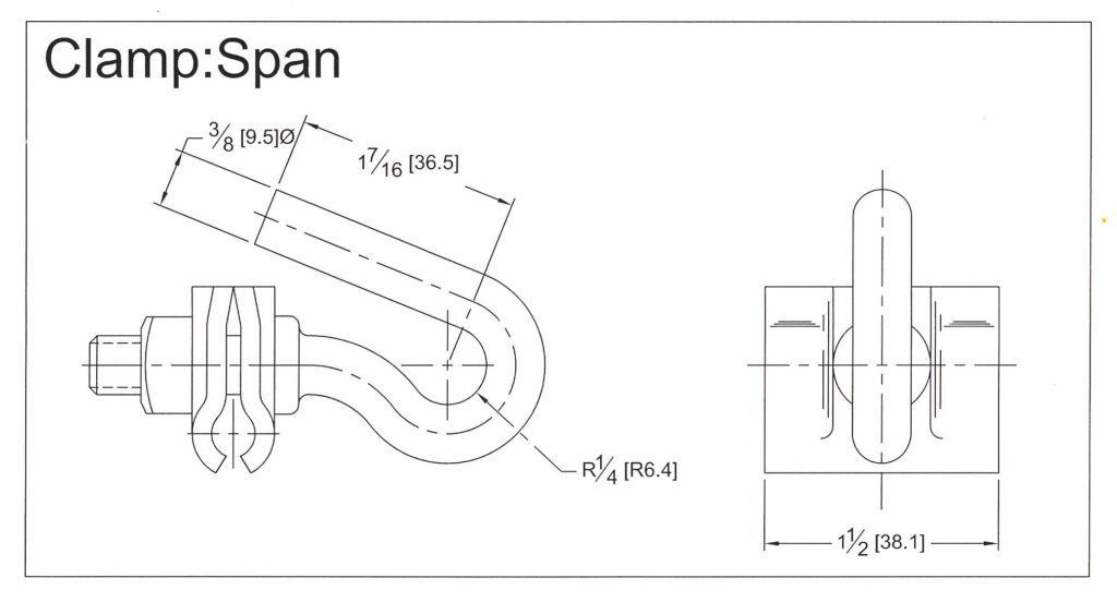 C-span clamps have various features