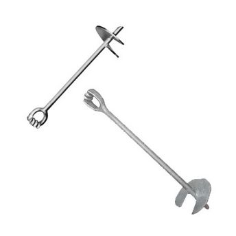 No wrench screw anchors materials and design