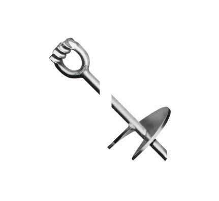 Single helix screw anchors