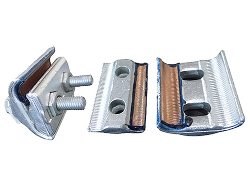 Bimetallic parallel groove clamp
