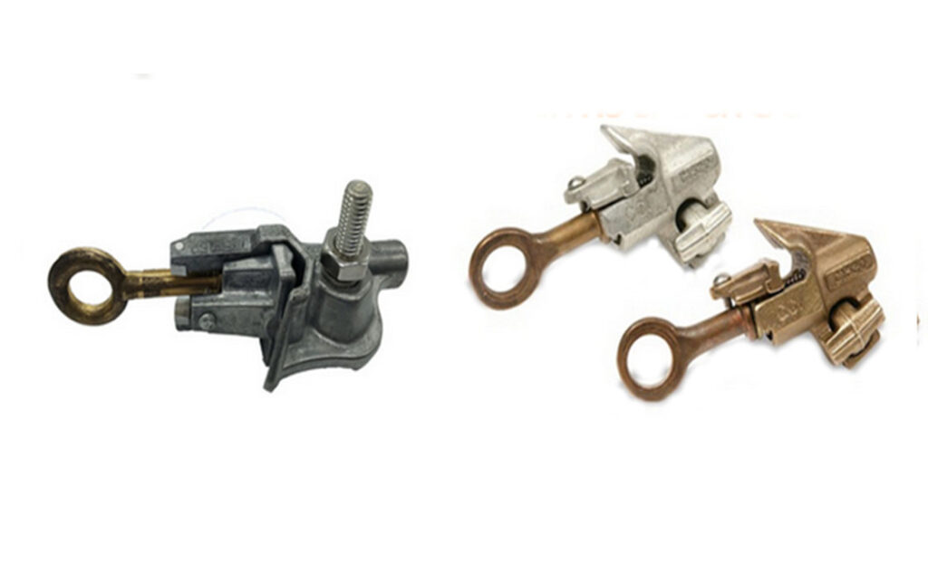 Bolted hot line tap clamps