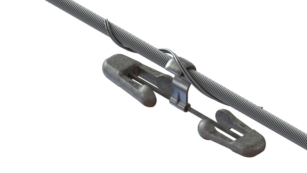 Stockbridge damper protects equipment from mechanical damage