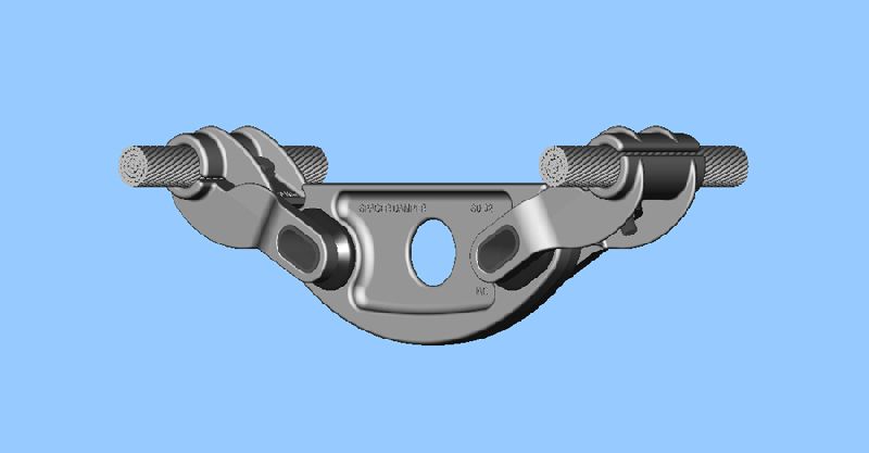 Spacer damper for bundled conductor systems