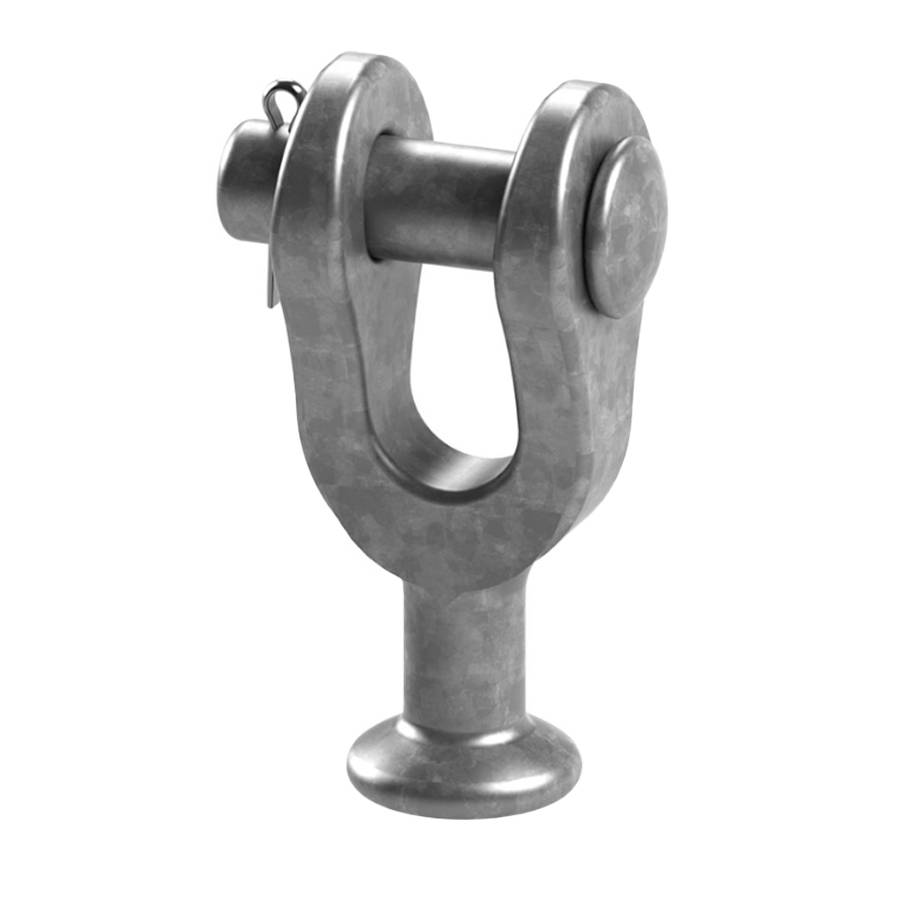 Y-clevis serving as insulator fittings