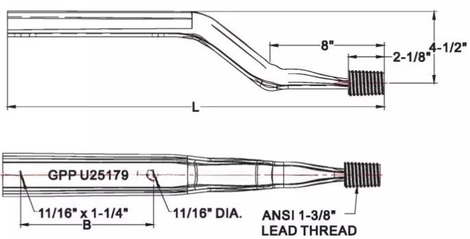 Pole top pins specifications