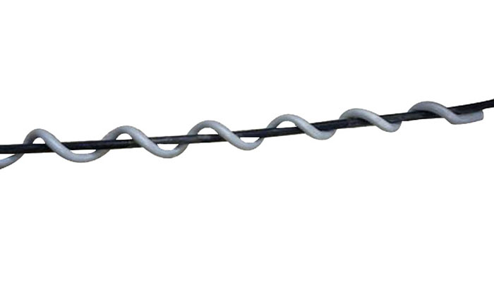 Preformed spiral damper