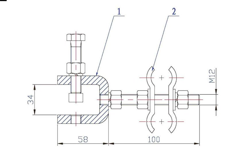 Technical specifications for downlead clamps