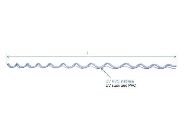 Key components of the spiral vibration dampers