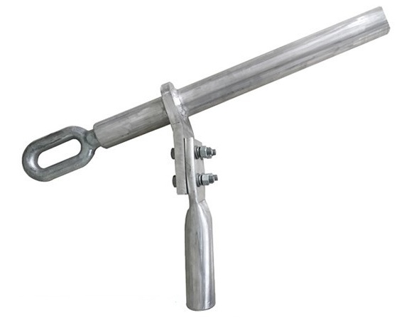 Dead-end clamp for overhead connections