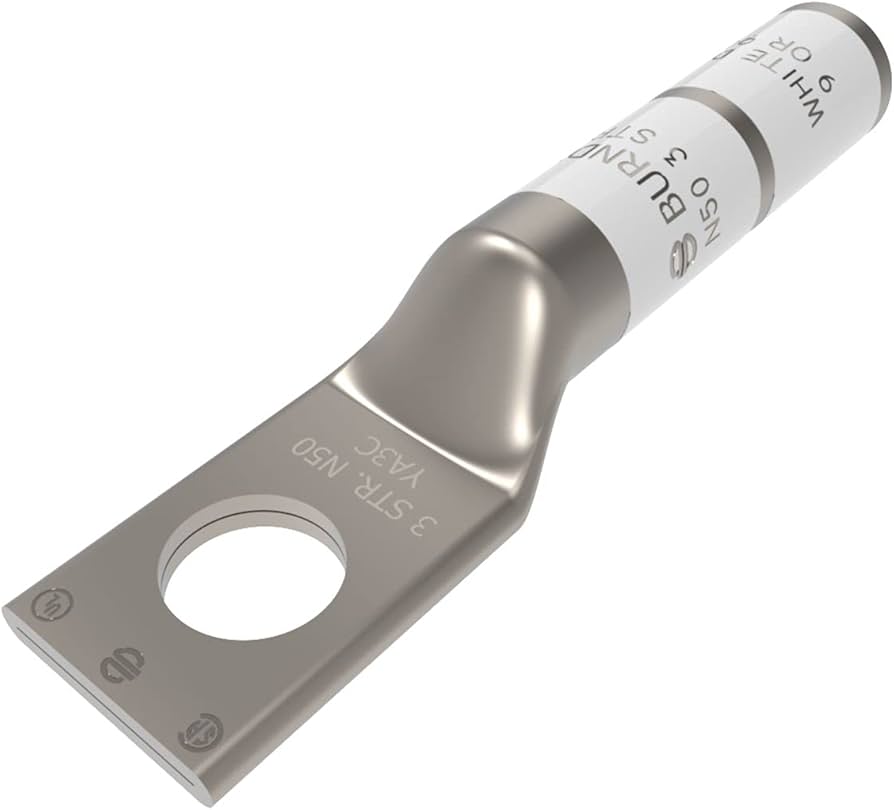 Long-barrel aluminum compression terminals