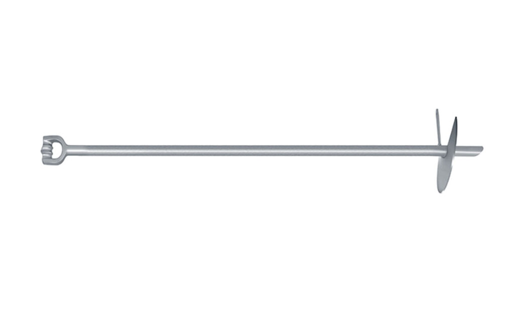 Cross plate anchors serve in power networks