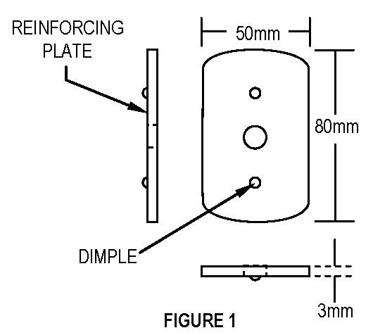 Materials and specifications of steel reinforcing plates