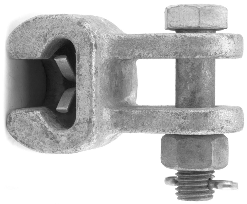 Socket clevis uses in power networks