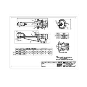 Materials and specifications for the deadend