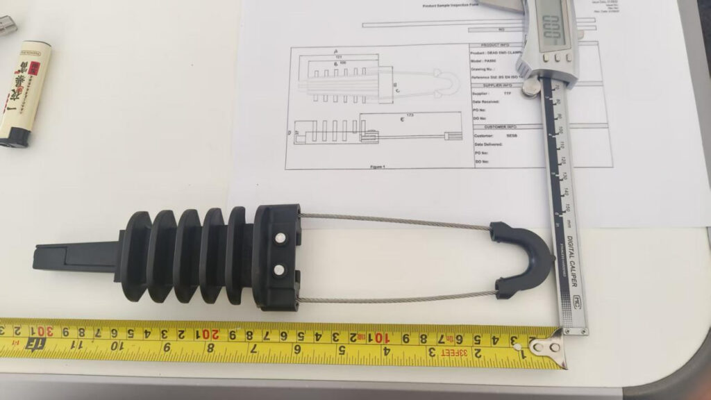 Conducting quality assurance for the deadend clamp