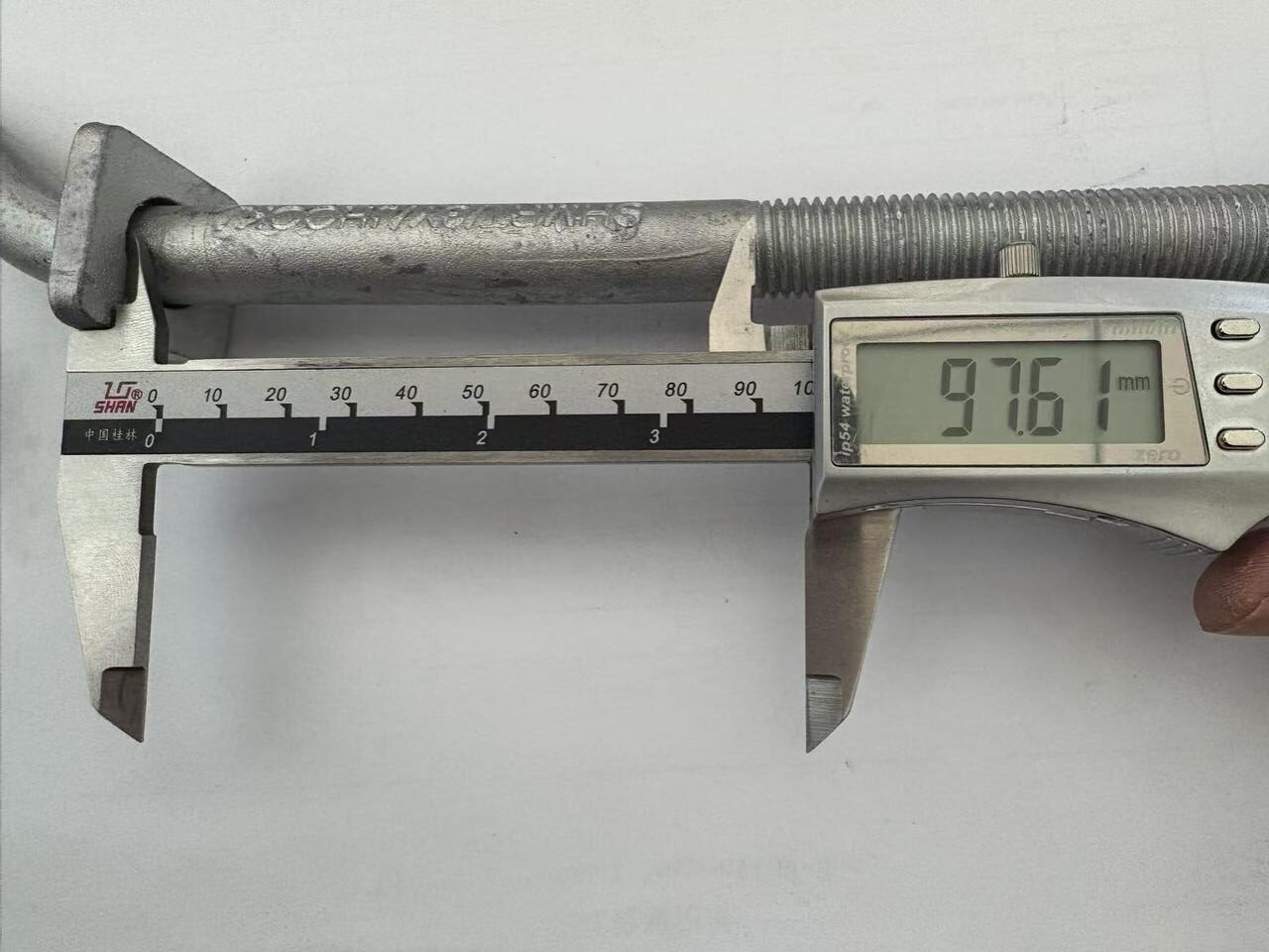 Quality assurance fr the J hook during manufacture