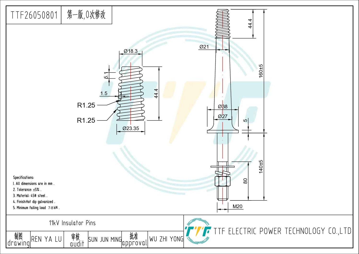 11kV insulator pin - Image 2